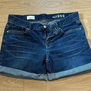 GAP Women's Deep Indigo Jean Shorts